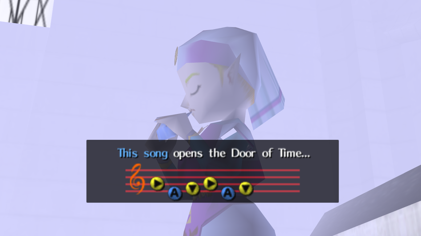 Ocarina music in The Legend of Zelda: Ocarina of Time •