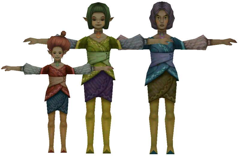 Las tres chicas The Legend of Zelda Wiki Fandom
