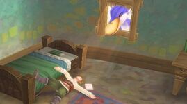 Link dans sa chambre