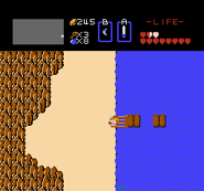 Link utilizando la Escalera