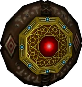 Render of an Aeralfos Shield from Twilight Princess