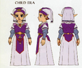 Ocarina of Time Artwork Princess Zelda - Child Era (Concept Art)