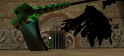 Majora's Mask Gomess Close-up of Gomess' fallen scythe following his defeat