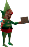 Tingle a terra in Majora's Mask