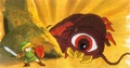 Artwork dans la notice de The Legend of Zelda.