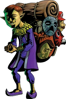 Happy Mask Salesman Artwork (Majora's Mask)