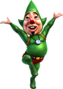 Promotional Render of Tingle from the Hyrule Warriors series