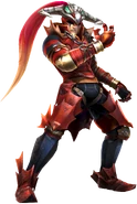 Promotional Render of Volga wearing his Helmet from Hyrule Warriors