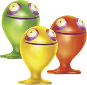 Green, Red, & Yellow ChuChus Render (Hyrule Warriors Legends)