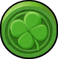 A green Kinstone.