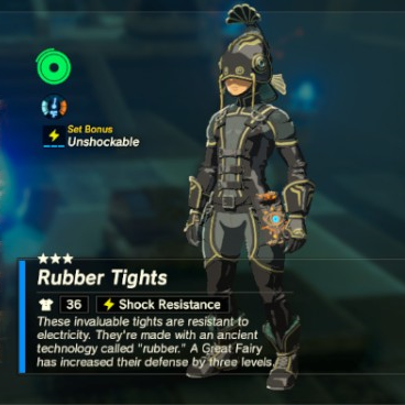 Rubber leggings botw on sale