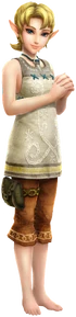 Zelda in Ilia's Clothes from Hyrule Warriors