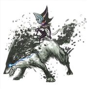 Concept Art de Link Loup et Midona.