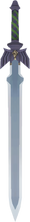 Render of the Master Sword from Skyward Sword
