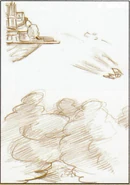 Terre HH3.jpg (308 kio) Link bondit de Célesbourg. (Hyrule Historia)