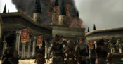 Hyrule Castle in Flames