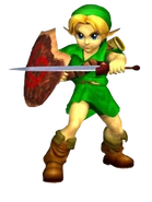 Young Link, come appare nel gioco