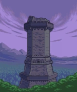 L'état de la Tour Noire, après que Link ait terminé la grotte Lune