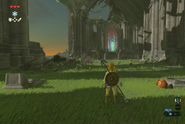 Link dans les ruines.