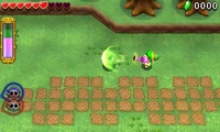 Link usando el jarrón de aire TFH