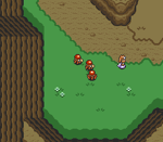 Zelda poursuivie par des Octoroks