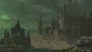 Le château d'Hyrule tremblant