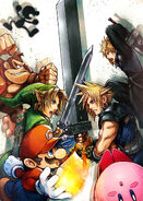 Artwork pour Cloud de Final Fantasy VII avec Link visible sur l'image