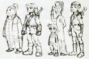 Un dessin d'Hyrule Historia qui représente la mère d'Anju.