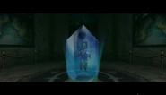 Une téléportation à la fin d'un temple dans Ocarina of Time