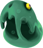 A Green Chuchu in Skyward Sword