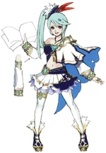 Hyrule Warriors Artwork Lana (Concept Art)