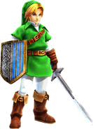 Link avec son apparence d'Ocarina of Time