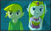 Zelda und link (The Wind Waker)