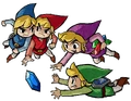 Rubis1.png (574 kio) Les quatre Links qui sautent sur un rubis bleu dans Four Swords.