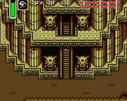 Escalier d'entrée de la tour de Ganon.