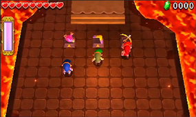 Un donjon de Tri Force Heroes.