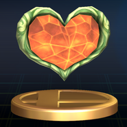 The Heart Container trophy from Super Smash Bros. Brawl