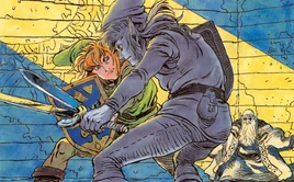 Link vs. Dark Link (The Adventure of Link)