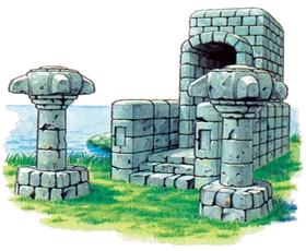 Ruines Marais Artwork ALttP