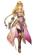 Concept art of Princess Zelda