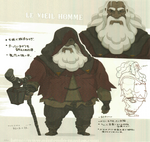 Concept art du Vieil Homme dans Breath of the Wild