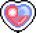 ICono de 3/4 Contenedor de Corazón en The Minish Cap.