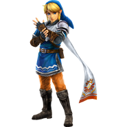 Link wearing his Outset Island recolor of his of his Hero's Clothes and Scarf