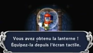 Link obtient la lanterne dans A Link Between Worlds.
