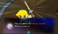 Receiving Hero's Sword.png (300 KB) Link receiving the Hero's Sword in The Legend of Zelda: The Wind Waker