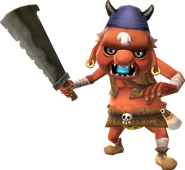 A Red Bokoblin Leader from Skyward Sword