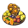 Breath of the Wild Food Dish (Honeyed) Honeyed Fruits (Icon)