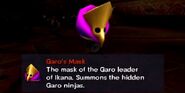 Capucha de Garo en Majora's Mask 3D.