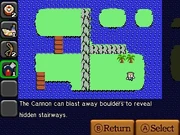 8-Bit Linebeck III on the Grand Travels map search menu in 