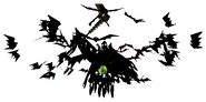 Render of Bad Bats swarming around Gomess